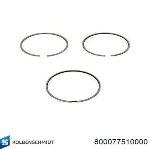 Pierścienie tłokowe na 1 cylinder, STD. Kolbenschmidt 800077510000 cena, od 30,57 USD