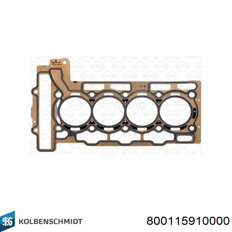 Pierścienie tłokowe na 1 cylinder, STD. 800115910000 Kolbenschmidt