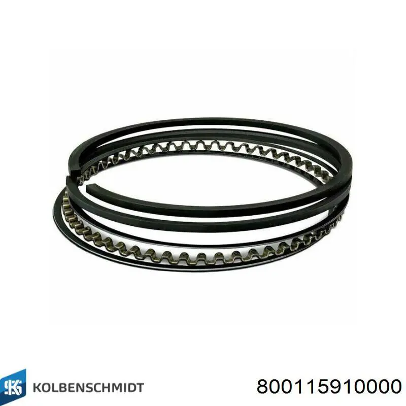 800115910000 Kolbenschmidt Pierścienie tłokowe na 1 cylinder, STD.