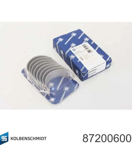 Panewki korbowodowe wału korbowego, zestaw, standardowe (STD) Kolbenschmidt 87200600 cena, od 18,70 USD