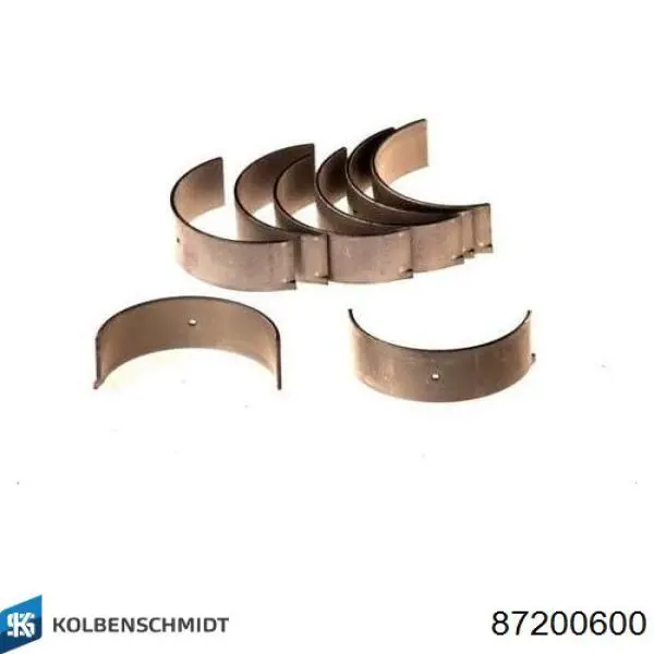 Panewki korbowodowe wału korbowego, zestaw, standardowe (STD) Kolbenschmidt 87200600 cena, od 18,70 USD