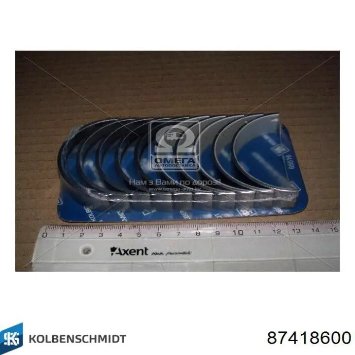 Panewki główne wału korbowego, zestaw, standardowe (STD) Kolbenschmidt 87418600 cena, od 41,01 USD