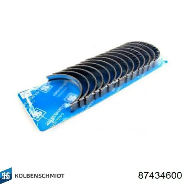 Panewki główne wału korbowego, zestaw, standardowe (STD) Kolbenschmidt 87434600 cena, od 72,74 USD