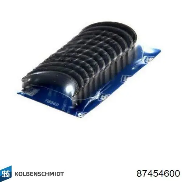 87454600 Kolbenschmidt Panewki główne wału korbowego, zestaw, standardowe (STD)