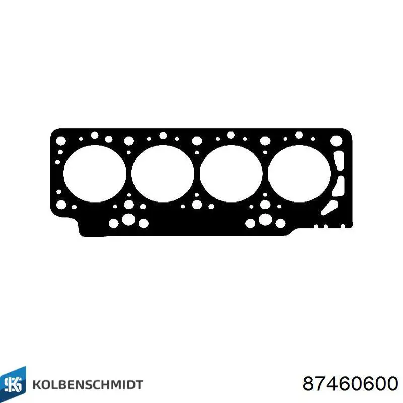 87460600 Kolbenschmidt Panewki główne wału korbowego, zestaw, standardowe (STD)