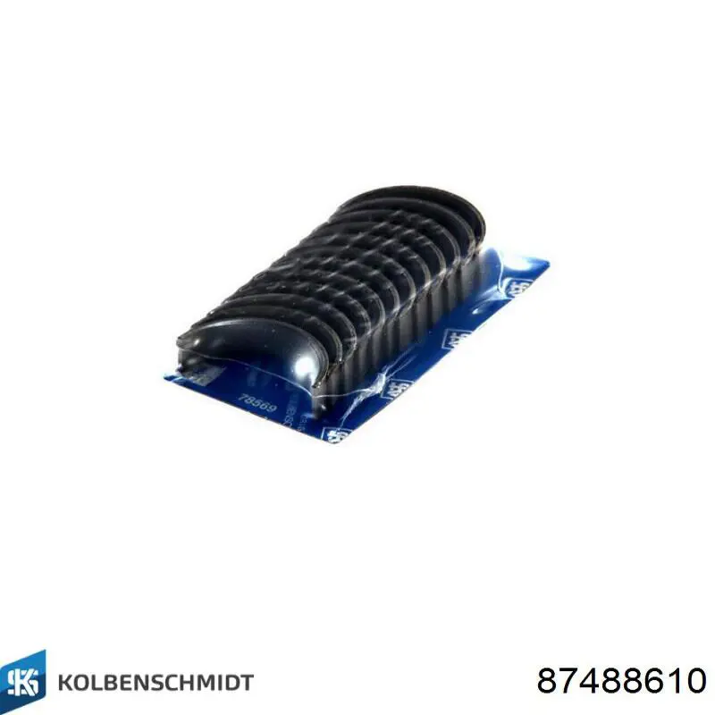 87488610 Kolbenschmidt Panewki główne wału korbowego, zestaw, 1. naprawa (+0,25)