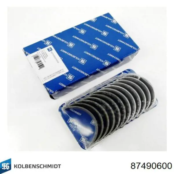 Do koszyka 87490600 Kolbenschmidt Panewki korbowodowe wału korbowego, zestaw, standardowe (STD)