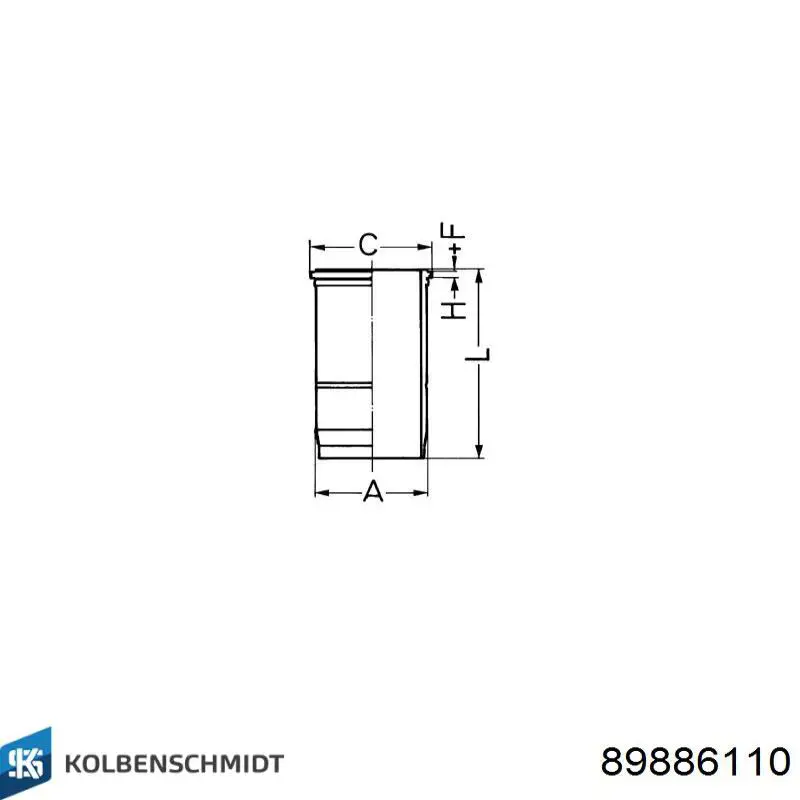 Tuleja tłoka Kolbenschmidt 89886110 cena, od 100,07 USD
