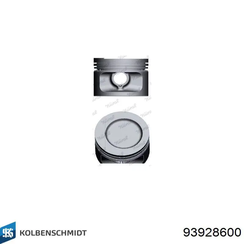 Tłok, komplet do jednego cylindru, STD Kolbenschmidt 93928600 cena, od 50,29 USD