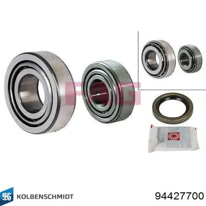 Do koszyka 94427700 Kolbenschmidt Tłok, komplet do jednego cylindru, STD