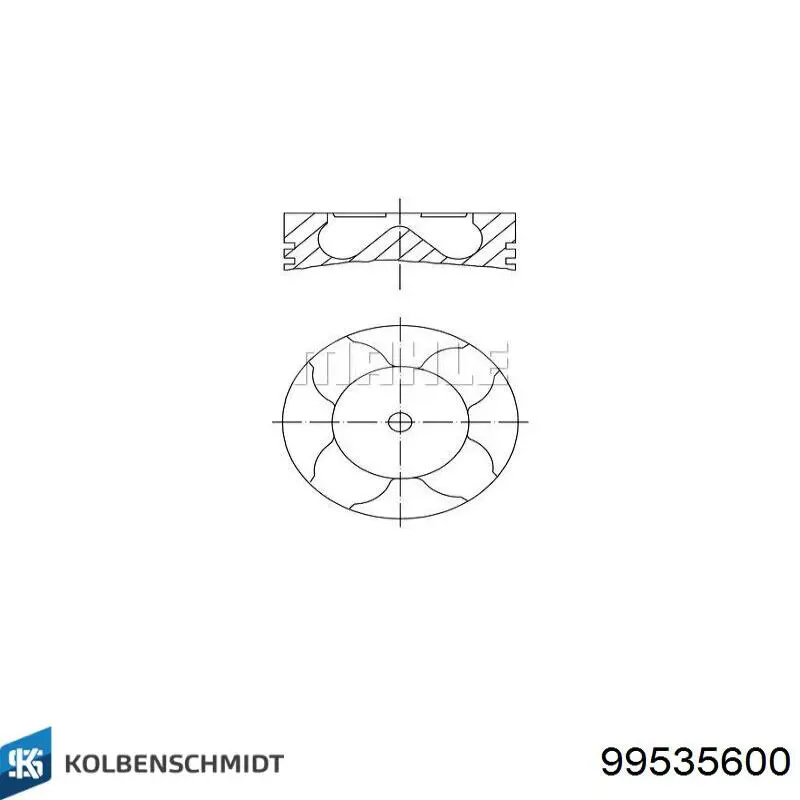Tłok, komplet do jednego cylindru, STD Audi A8 D2 sedana (4D2, 4D8) (1994 - 2005) cena, od  