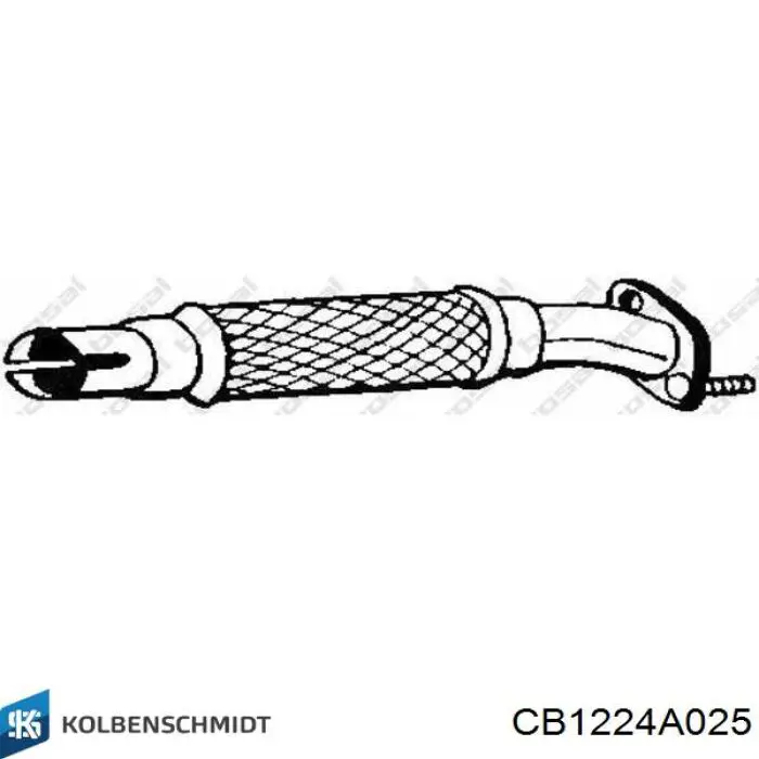 CB1224A025 Kolbenschmidt Panewki korbowodowe wału korbowego, zestaw, 1. naprawa (+0,25)