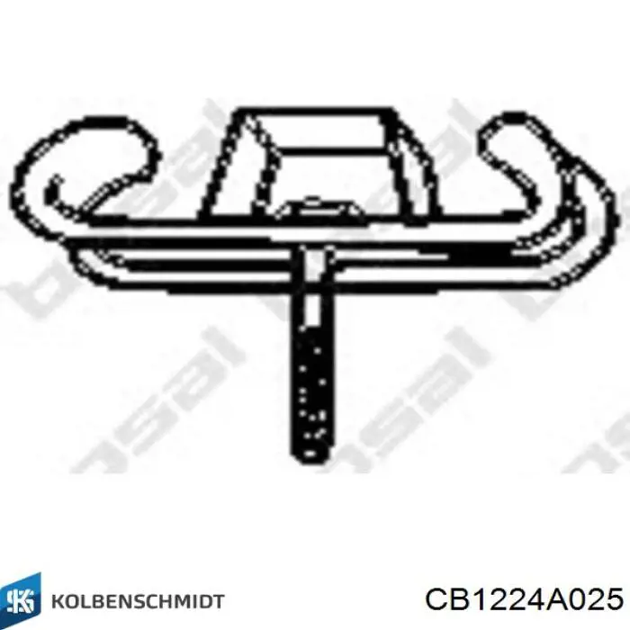 Panewki korbowodowe wału korbowego, zestaw, 1. naprawa (+0,25) Kolbenschmidt CB1224A025 cena, od 24,01 USD