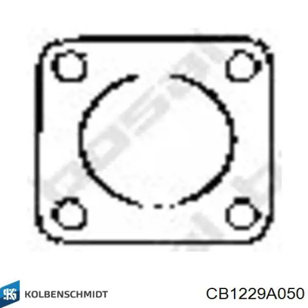 CB1229A050 Kolbenschmidt panewki korbowodowe wału korbowego, zestaw, 2. naprawa (+0,50)