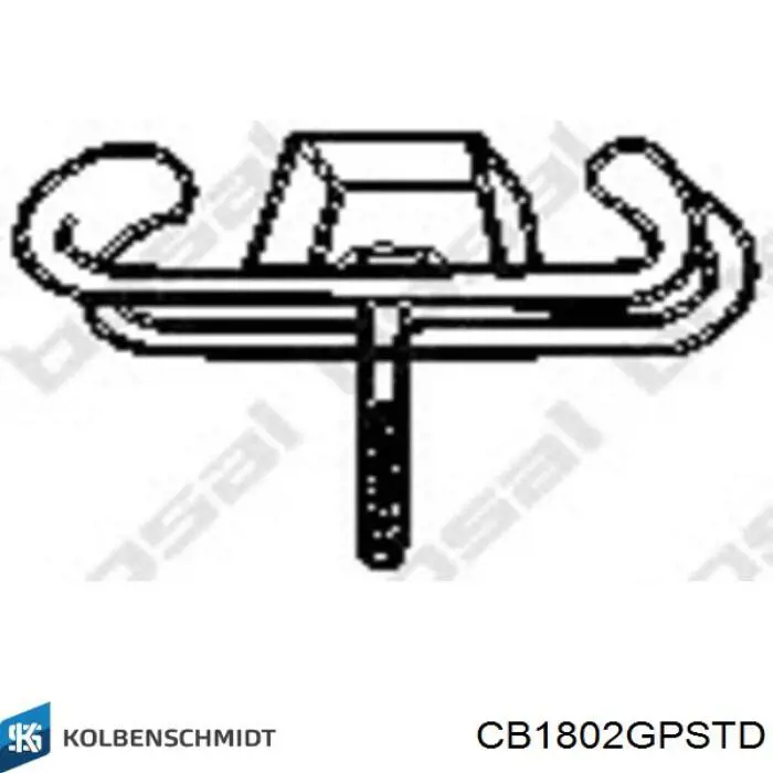 Panewki korbowodowe wału korbowego, zestaw, standardowe (STD) CB1802GPSTD Kolbenschmidt