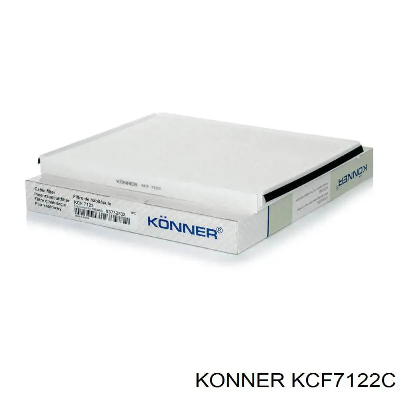 Filtr kabiny Konner KCF7122C cena, od 7,93 USD