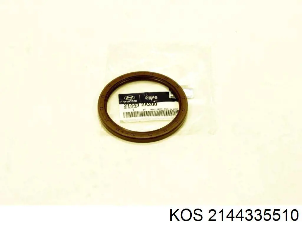 Do koszyka MD101915 Mitsubishi Uszczelniacz wału korbowego silnika tylny