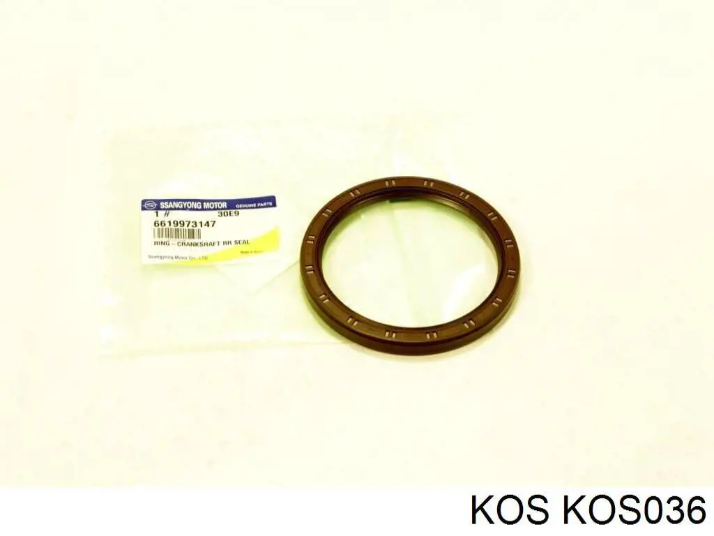 Do koszyka 6619973047 Ssang Yong Uszczelniacz wału korbowego silnika tylny