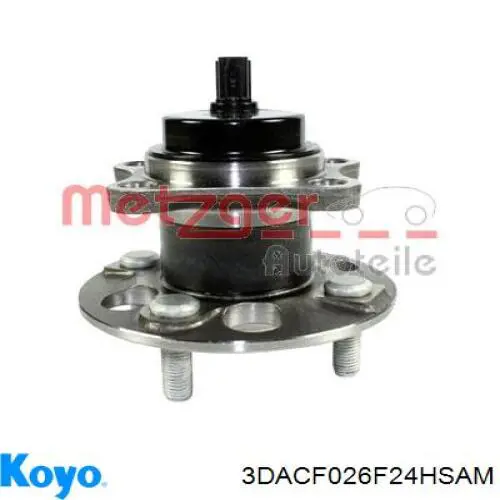 Piasta tylna Koyo 3DACF026F24HSAM