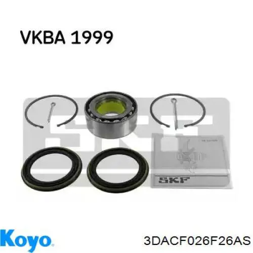 Piasta tylna Koyo 3DACF026F26AS cena, od 165,08 USD