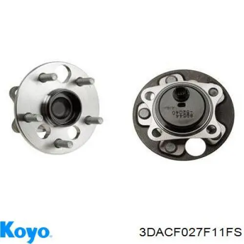 Do koszyka 3DACF027F11FS Koyo Piasta tylna