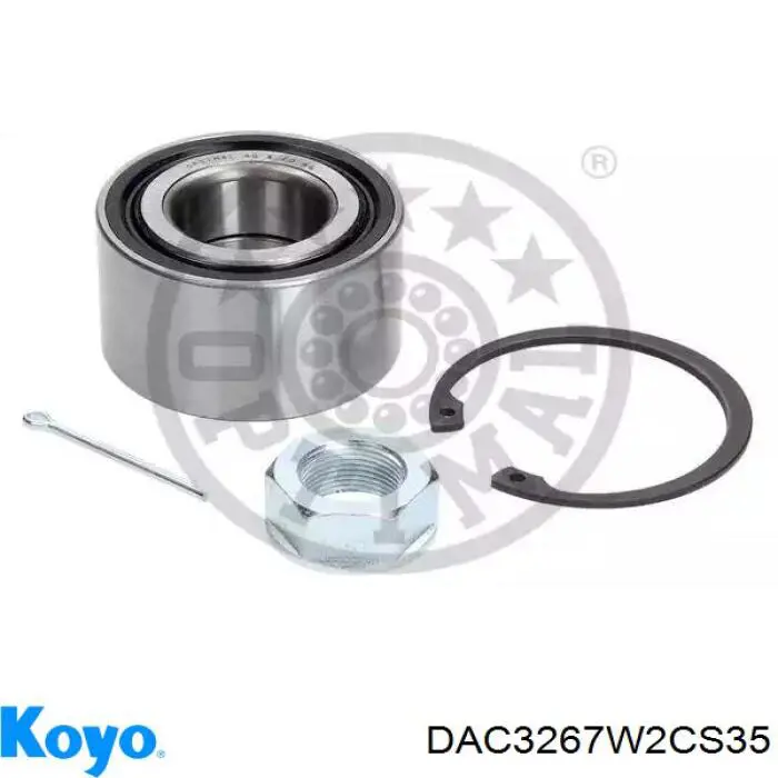 DAC3267W2CS35 Koyo Lożysko piasty tylnej