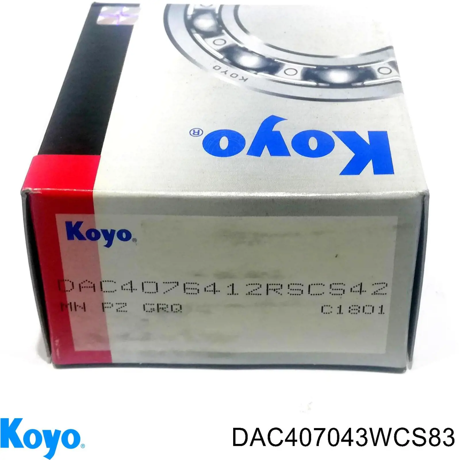 DAC407043WCS83 Koyo Lożysko piasty tylnej
