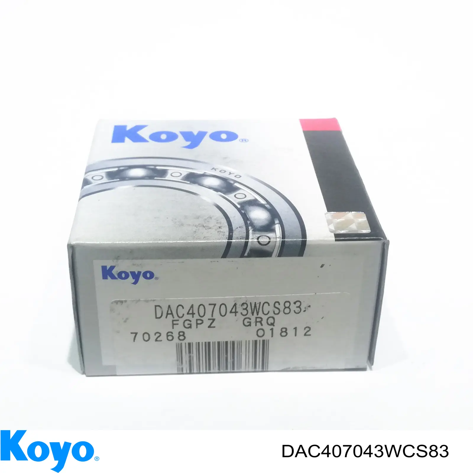 Do koszyka DAC407043WCS83 Koyo Lożysko piasty tylnej