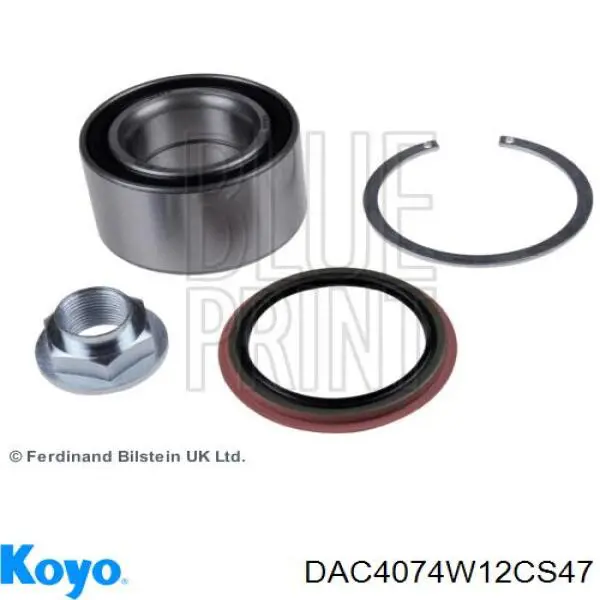 DAC4074W12CS47 Koyo Łożysko piasty przedniej