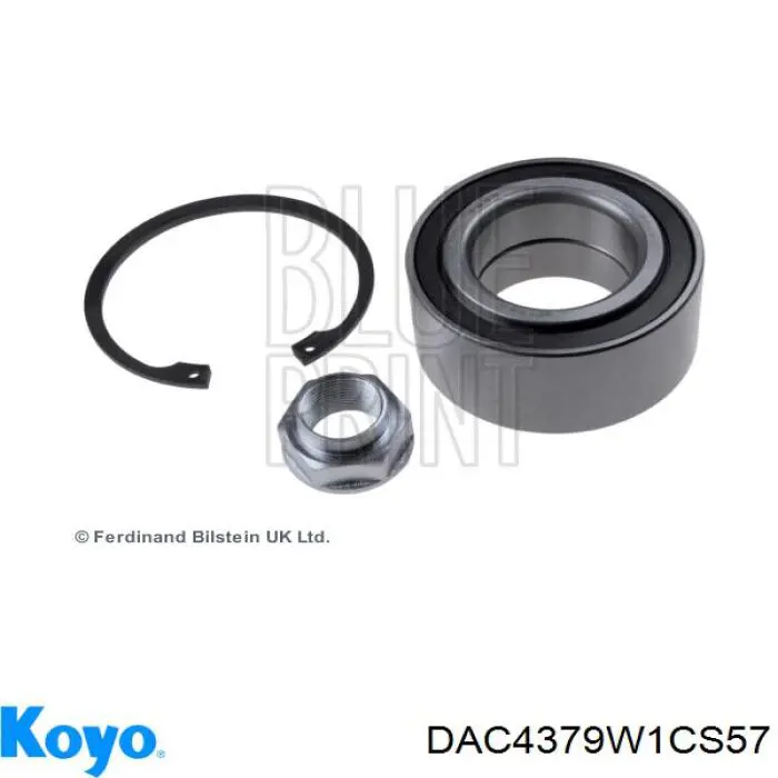 Łożysko piasty przedniej Koyo DAC4379W1CS57 cena, od 26,39 USD