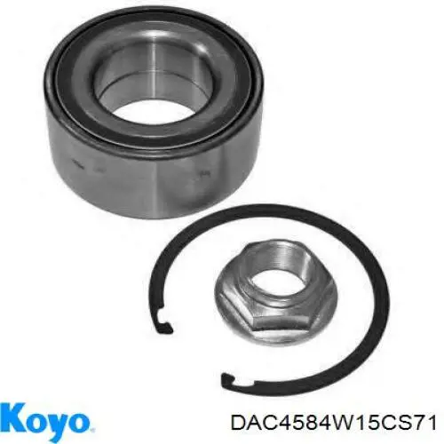 DAC4584W15CS71 Koyo Łożysko piasty przedniej