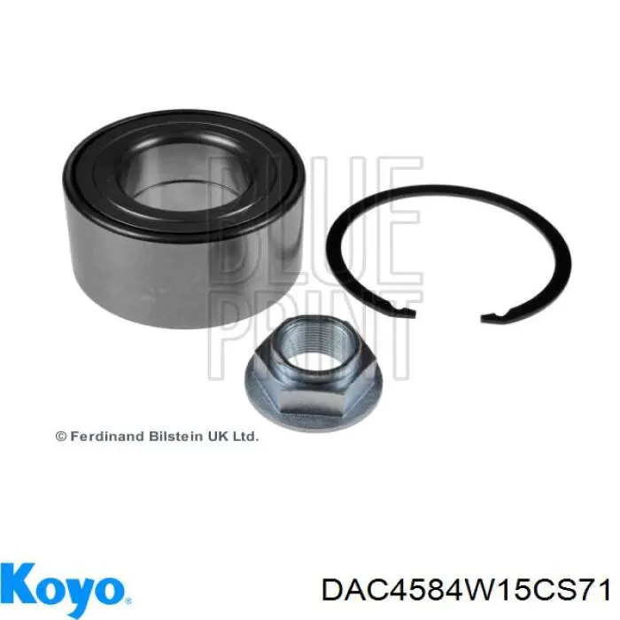 Do koszyka DAC4584W15CS71 Koyo Łożysko piasty przedniej
