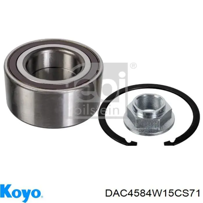 Łożysko piasty przedniej Koyo DAC4584W15CS71 cena, od 36,93 USD