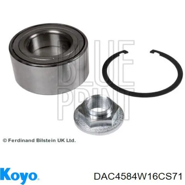 Łożysko piasty przedniej Koyo DAC4584W16CS71 cena, od 28,97 USD