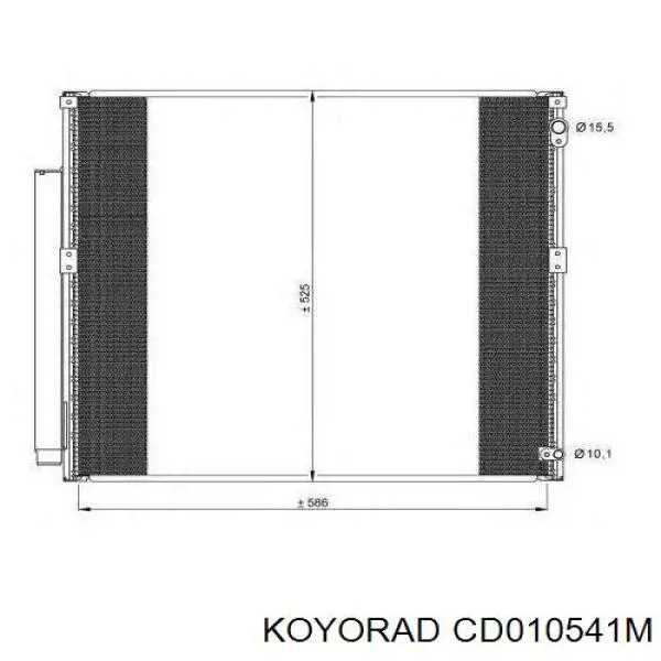 CD010541M Koyorad chłodnica klimatyzacji