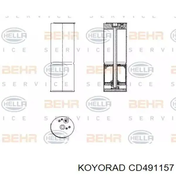 Do koszyka CD491157 Koyorad Chłodnica klimatyzacji
