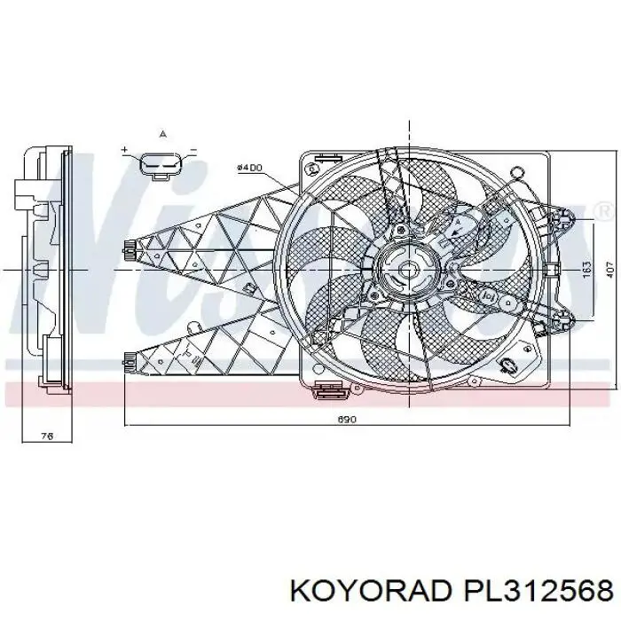 PL312568 Koyorad Chłodnica silnika