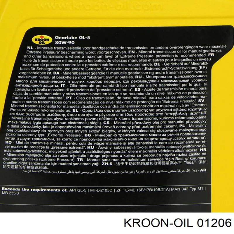 Do koszyka 01206 Kroon OIL Olej przekładniowy