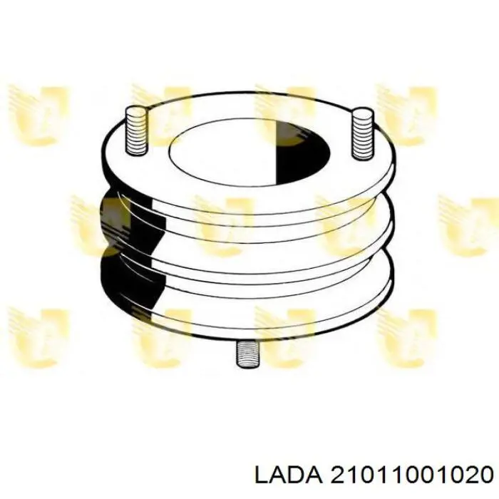 21011001020 Lada Poduszka (podpora) silnika przednia