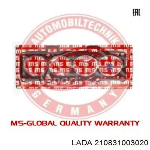 Uszczelka głowicy cylindrów 210831003020 Lada