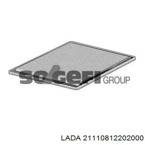 Do koszyka 21110812202000 Lada Filtr kabiny