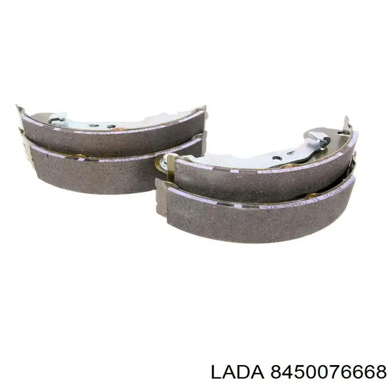 Klocki hamulcowe tylne bębnowe 8450076668 Lada