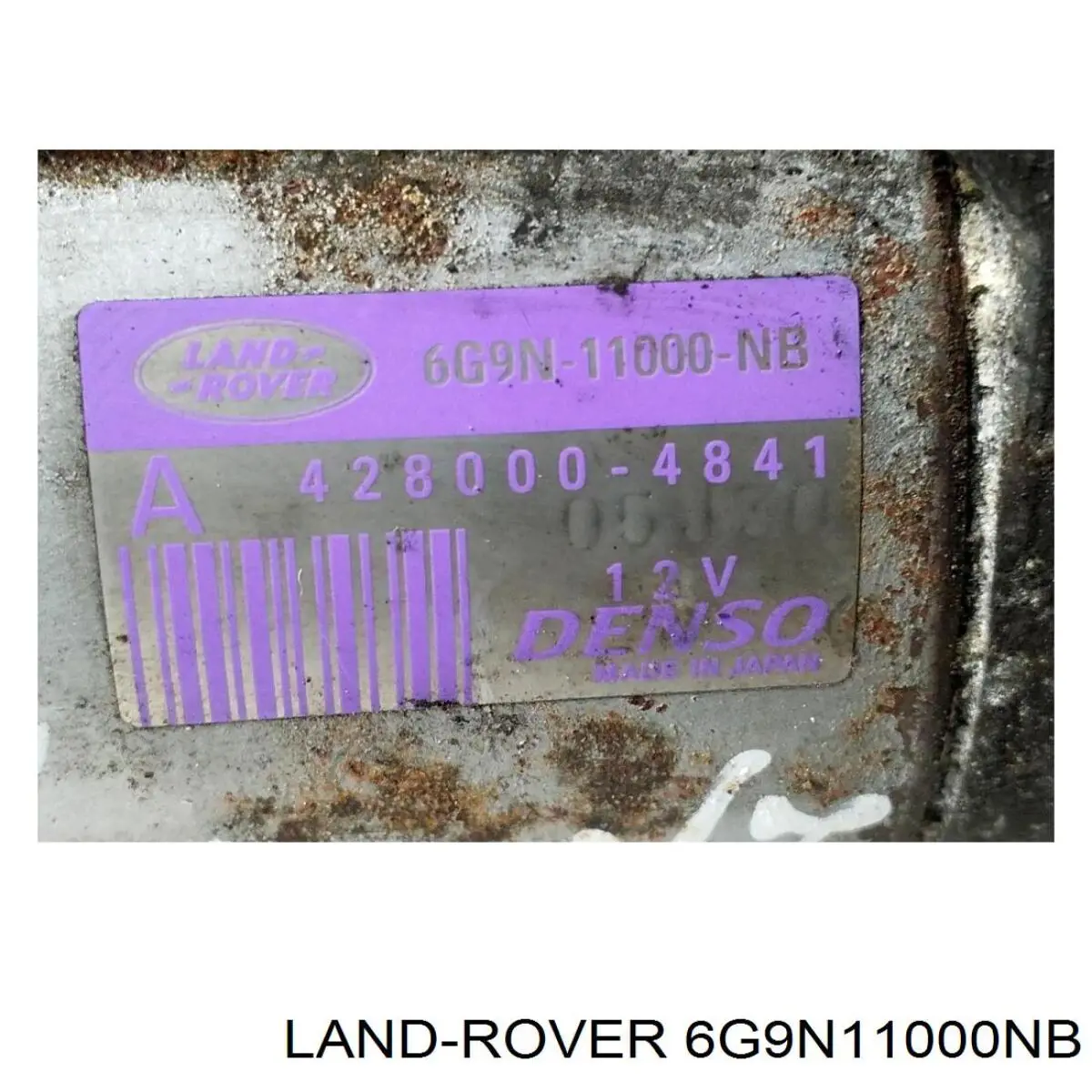 Rozrusznik Land Rover 6G9N11000NB cena, od 131,10 USD