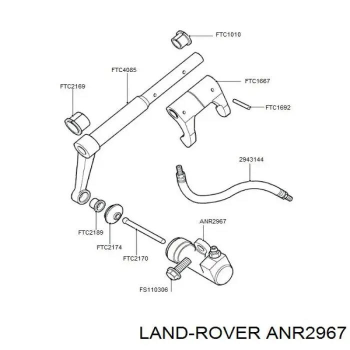 Cylinder roboczy sprzęgła Land Rover Range Rover II SUV (LP, P38A) (1994 - 2002) cena, od 503,19 USD