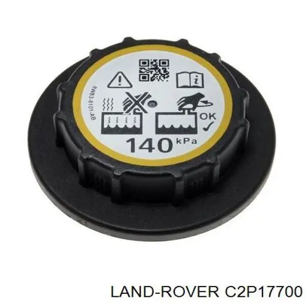 C2P17700 Land Rover Pokrywa (korek) zbiornika wyrównawczego