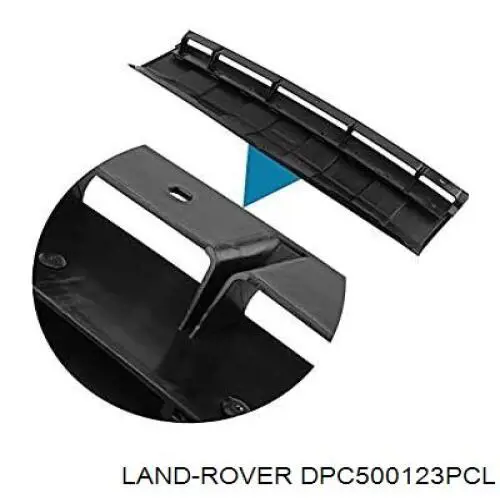 Do koszyka DPC500123PCL Land Rover Zaślepka haku holowniczego zderzaka przednia