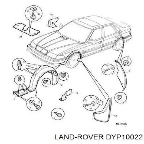 LR106494 Land Rover 