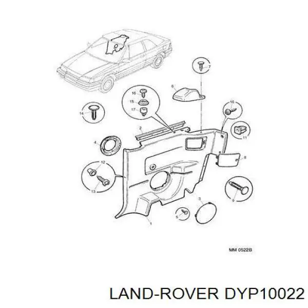  Land Rover LR106494 cena, od 1,55 USD