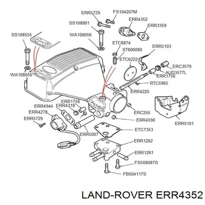 Regulator biegu jałowego Land Rover ERR4352 cena, od 14,09 USD