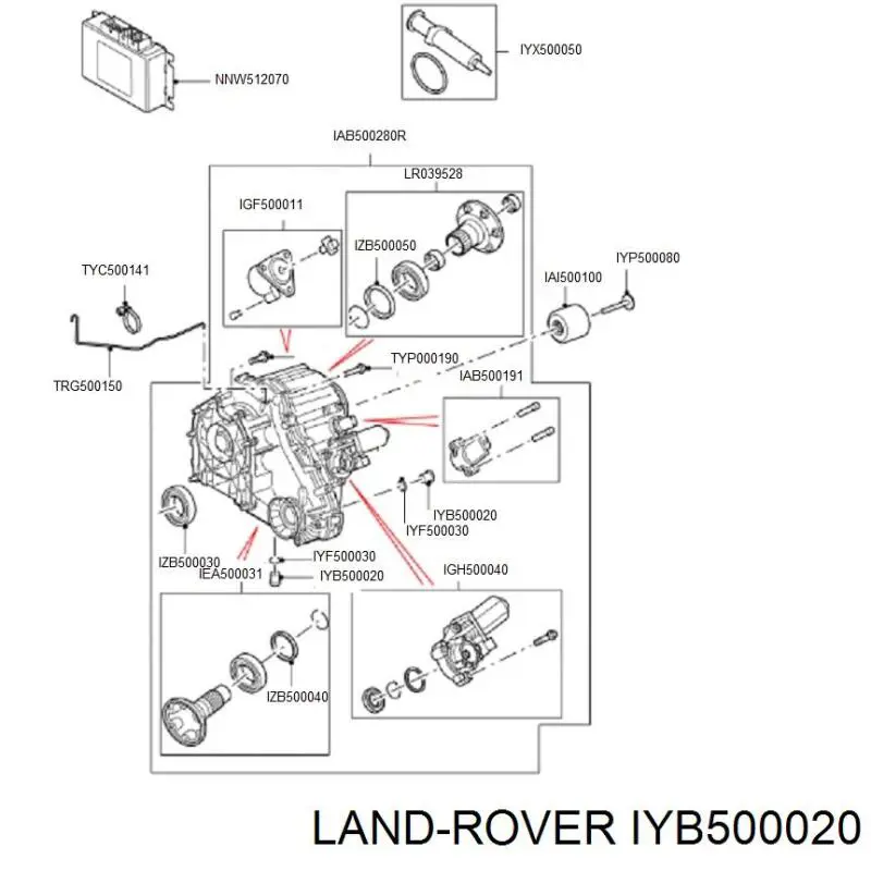  Land Rover IYB500020 cena, od 1,95 USD